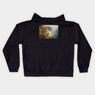 Bluffs Blossom Tendrils Kids Hoodie